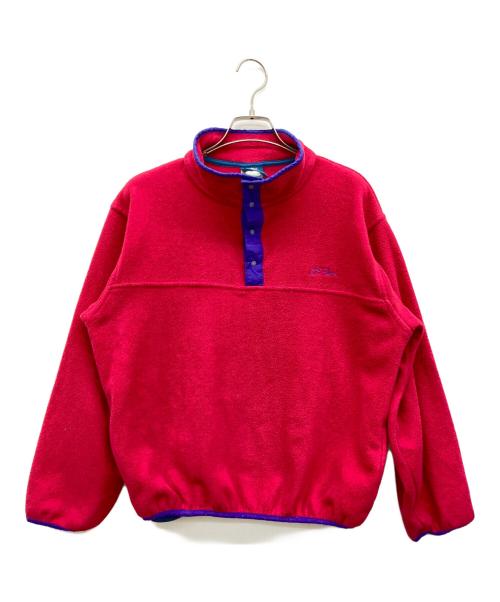 L.L.Bean（エルエルビーン）L.L.Bean (エルエルビーン) フリースジャケット 筆記体ロゴ レッド サイズ:不明の古着・服飾アイテム