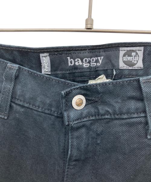 LEVI'S silver-tab（リーバイス シルバータブ）LEVI'S silver-tab (リーバイス シルバータブ) 後染めバギーデニムパンツ ブラック サイズ:W33 L32の古着・服飾アイテム