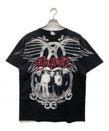 ALSTYLE APPAREL & ACTIVEWEAR（アレスタイルアパレル＆アクティブウェア）の古着「00s バンドTシャツ Aerosmith 2009年ワールトツアーTee」｜ブラック