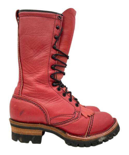 WESCO（ウェスコ）WESCO (ウェスコ) 12ホールブーツ Custom Jobmaster レッド サイズ:5Eの古着・服飾アイテム