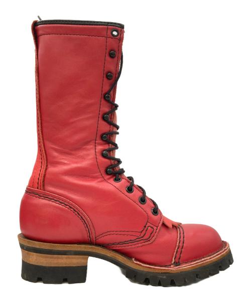 WESCO（ウェスコ）WESCO (ウェスコ) 12ホールブーツ Custom Jobmaster レッド サイズ:5Eの古着・服飾アイテム