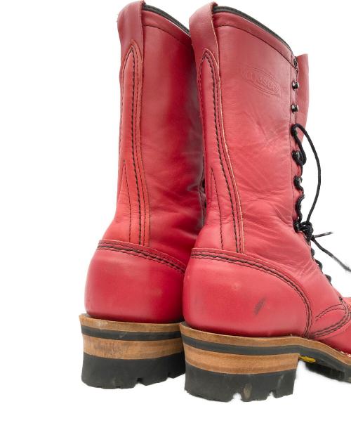 WESCO（ウェスコ）WESCO (ウェスコ) 12ホールブーツ Custom Jobmaster レッド サイズ:5Eの古着・服飾アイテム