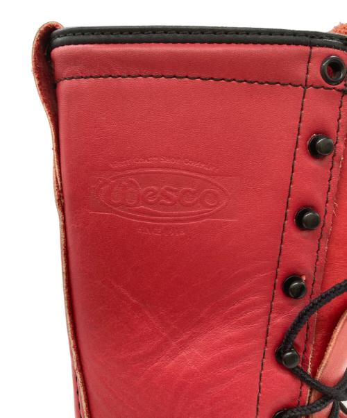 WESCO（ウェスコ）WESCO (ウェスコ) 12ホールブーツ Custom Jobmaster レッド サイズ:5Eの古着・服飾アイテム