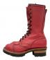 WESCO (ウェスコ) 12ホールブーツ Custom Jobmaster レッド サイズ:5E：40000円