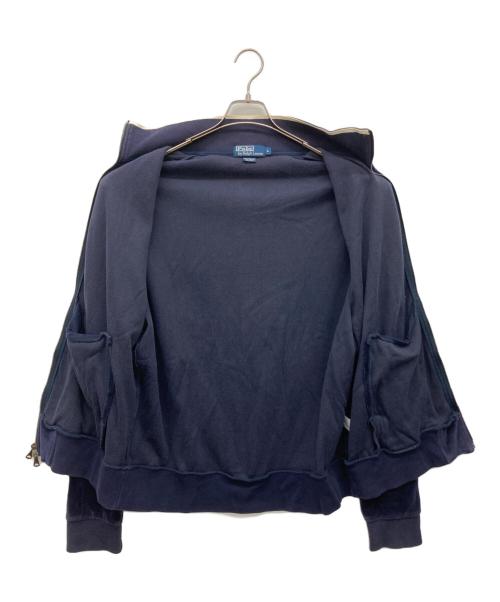 POLO RALPH LAUREN（ポロ・ラルフローレン）POLO RALPH LAUREN (ポロ・ラルフローレン) ベロアトラックジャケット パープル サイズ:Lの古着・服飾アイテム
