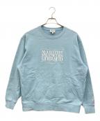 MARITHE+FRANCOIS GIRBAUDマリテフランソワジルボー）の古着「CLASSIC LOGO SWEATSHIRT」｜スカイブルー