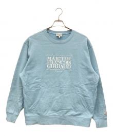 MARITHE+FRANCOIS GIRBAUD（マリテフランソワジルボー）の古着「CLASSIC LOGO SWEATSHIRT」｜スカイブルー
