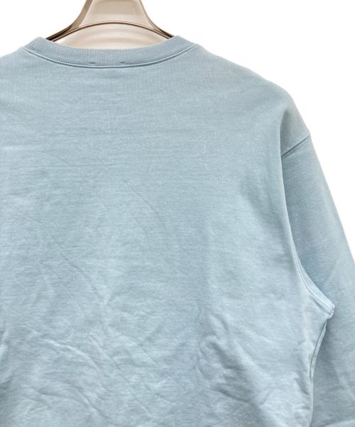 MARITHE+FRANCOIS GIRBAUD（マリテフランソワジルボー）MARITHE+FRANCOIS GIRBAUD (マリテフランソワジルボー) CLASSIC LOGO SWEATSHIRT スカイブルー サイズ:Lの古着・服飾アイテム