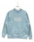 MARITHE+FRANCOIS GIRBAUD（マリテフランソワジルボー）の古着「CLASSIC LOGO SWEATSHIRT」｜スカイブルー