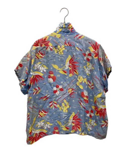 JIM CLINTON（ジムクリントン）JIM CLINTON (ジムクリントン) アロハシャツ スカイブルー サイズ:Ｌの古着・服飾アイテム