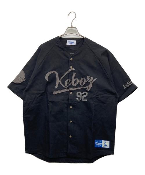 KEBOZ（ケボズ）KEBOZ (ケボズ) ICON CLASSIC BASEBALL JERESEY ブラック サイズ:Lの古着・服飾アイテム