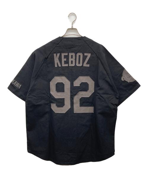 KEBOZ（ケボズ）KEBOZ (ケボズ) ICON CLASSIC BASEBALL JERESEY ブラック サイズ:Lの古着・服飾アイテム