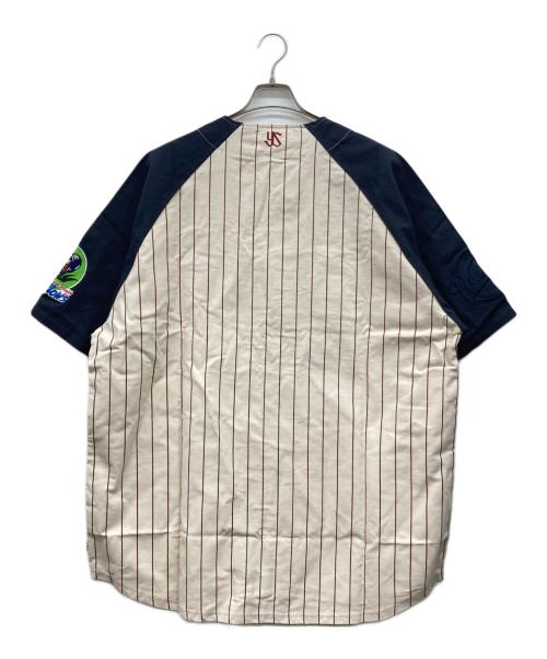 KEBOZ（ケボズ）KEBOZ (ケボズ) SWALLOW (スワロー) ベースボールシャツ アイボリー サイズ:XXLARGEの古着・服飾アイテム