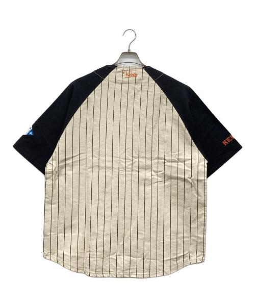 KEBOZ（ケボズ）KEBOZ (ケボズ) ベースボールシャツ アイボリー サイズ:LARGEの古着・服飾アイテム
