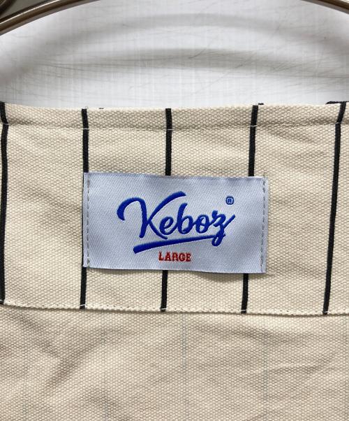 KEBOZ（ケボズ）KEBOZ (ケボズ) ベースボールシャツ アイボリー サイズ:LARGEの古着・服飾アイテム