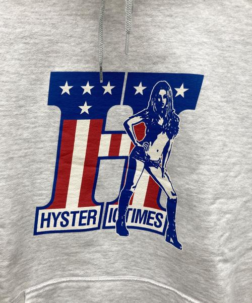 Hysteric Glamour（ヒステリックグラマー）Hysteric Glamour (ヒステリックグラマー) H TIMES パーカー グレー サイズ:Mの古着・服飾アイテム