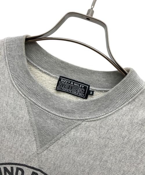 Hysteric Glamour（ヒステリックグラマー）Hysteric Glamour (ヒステリックグラマー) SOUND REVOLUTION スウェット グレー サイズ:Sの古着・服飾アイテム
