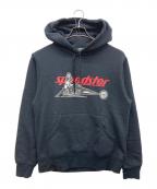 Hysteric Glamourヒステリックグラマー）の古着「SPEEDSTER スウェット プルオーバー パーカー」｜ブラック
