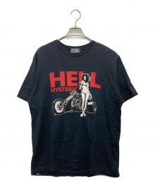Hysteric Glamour（ヒステリックグラマー）の古着「HELL HYSTERIC Tシャツ」｜ブラック