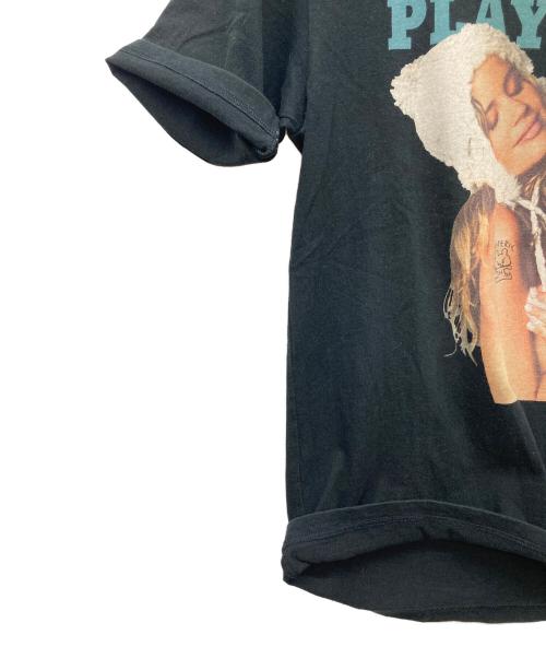 Hysteric Glamour（ヒステリックグラマー）Hysteric Glamour (ヒステリックグラマー) PLAY BOY (プレイボーイ) NOVEMBER 2018 プリントTシャツ ブラック サイズ:Ｓの古着・服飾アイテム