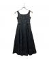 Her lip to（ハーリップトゥ）の古着「Classic Floral Jacquard Dress」｜ブラック