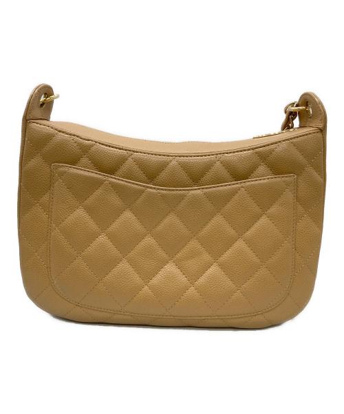 CHANEL（シャネル）CHANEL (シャネル) キャビアスキンチェーンワンショルダーバッグ ベージュの古着・服飾アイテム