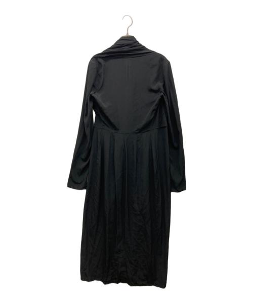 RICK OWENS（リックオウエンス）RICK OWENS (リックオウエンス) LARRY WRAP LS DRESS LARRY期 ブラック サイズ:38の古着・服飾アイテム