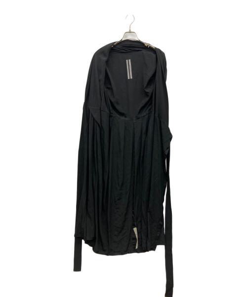 RICK OWENS（リックオウエンス）RICK OWENS (リックオウエンス) LARRY WRAP LS DRESS LARRY期 ブラック サイズ:38の古着・服飾アイテム