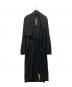 RICK OWENS（リックオウエンス）の古着「LARRY WRAP LS DRESS LARRY期」｜ブラック