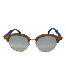 RAY-BAN（レイバン）の古着「ウッド ラウンド サングラス」｜ブラウン