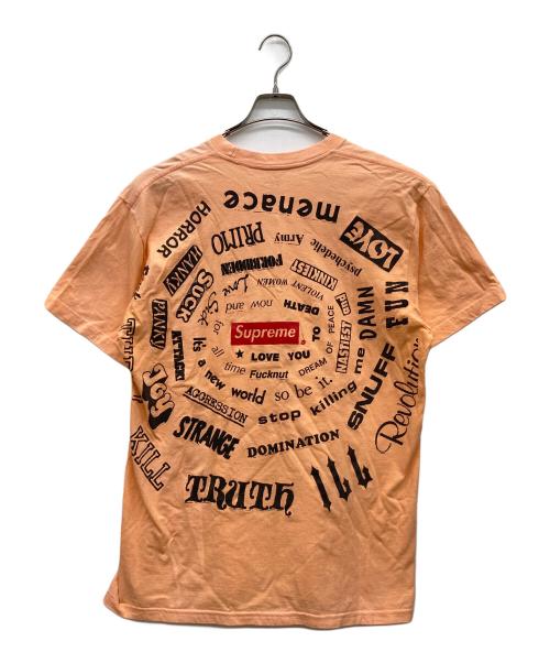 SUPREME（シュプリーム）Supreme (シュプリーム) Spiral Tee オレンジ サイズ:Ｌの古着・服飾アイテム