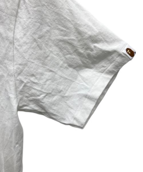 A BATHING APE（アベイシングエイプ）A BATHING APE (アベイシングエイプ) プリントTシャツ ホワイト サイズ:Sの古着・服飾アイテム