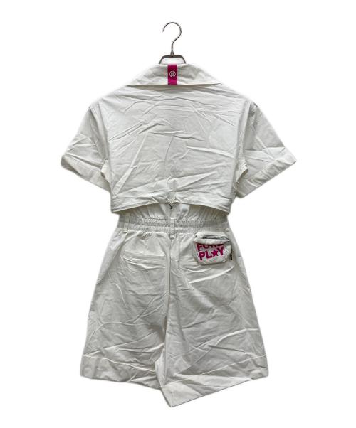 G/FORE（ジーフォア）G/FORE (ジーフォア) ジャンプスーツ ホワイト サイズ:XSの古着・服飾アイテム
