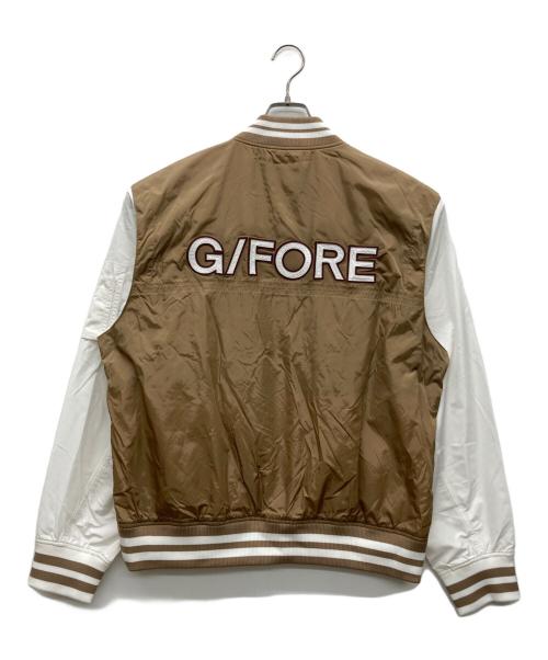 G/FORE（ジーフォア）G/FORE (ジーフォア) ウーブンバシティジャケット ブラウン サイズ:XLの古着・服飾アイテム