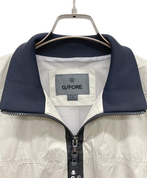 G/FORE（ジーフォア）G/FORE (ジーフォア) メタルグロッシープルジップアップ ベージュ サイズ:Sの古着・服飾アイテム