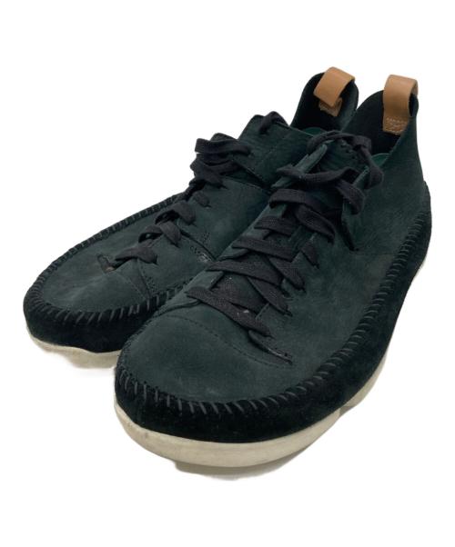 CLARKS（クラークス）CLARKS (クラークス) ローカットスニーカー ブラック サイズ:UK 9 1/2 Gの古着・服飾アイテム