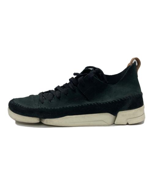 CLARKS（クラークス）CLARKS (クラークス) ローカットスニーカー ブラック サイズ:UK 9 1/2 Gの古着・服飾アイテム