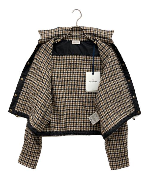 MONCLER（モンクレール）MONCLER (モンクレール) クロップドジャケット CAMICIA ブラウン サイズ:40の古着・服飾アイテム
