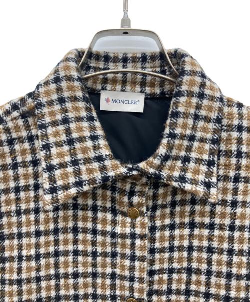 MONCLER（モンクレール）MONCLER (モンクレール) クロップドジャケット CAMICIA ブラウン サイズ:40の古着・服飾アイテム