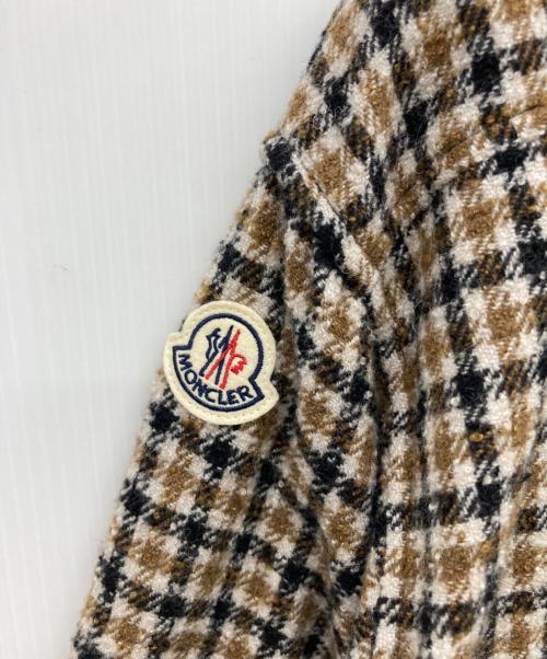 MONCLER（モンクレール）MONCLER (モンクレール) クロップドジャケット CAMICIA ブラウン サイズ:40の古着・服飾アイテム