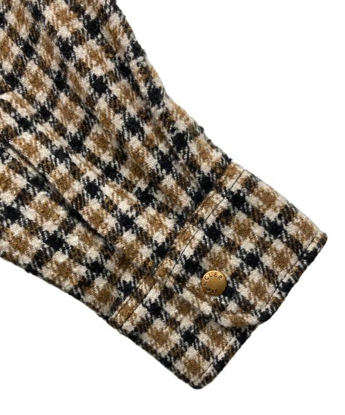 MONCLER（モンクレール）MONCLER (モンクレール) クロップドジャケット CAMICIA ブラウン サイズ:40の古着・服飾アイテム