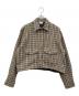 MONCLER（モンクレール）の古着「クロップドジャケット CAMICIA」｜ブラウン