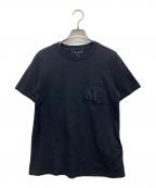 'S Max Maraエスマックスマーラ）の古着「刺繍ロゴポケットTシャツ」｜ブラック