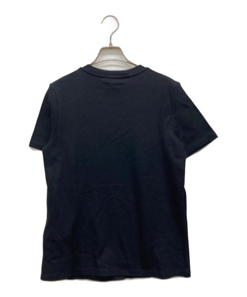'S Max Mara（エスマックスマーラ）'S Max Mara (エスマックスマーラ) 刺繍ロゴポケットTシャツ ブラック サイズ:IT Sの古着・服飾アイテム