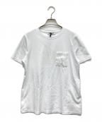 'S Max Maraエスマックスマーラ）の古着「刺繍ロゴコットンポケットTシャツ」｜ホワイト