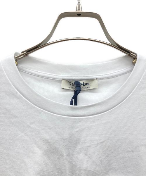 'S Max Mara（エスマックスマーラ）'S Max Mara (エスマックスマーラ) 刺繍ロゴコットンポケットTシャツ ホワイト サイズ:IT Mの古着・服飾アイテム