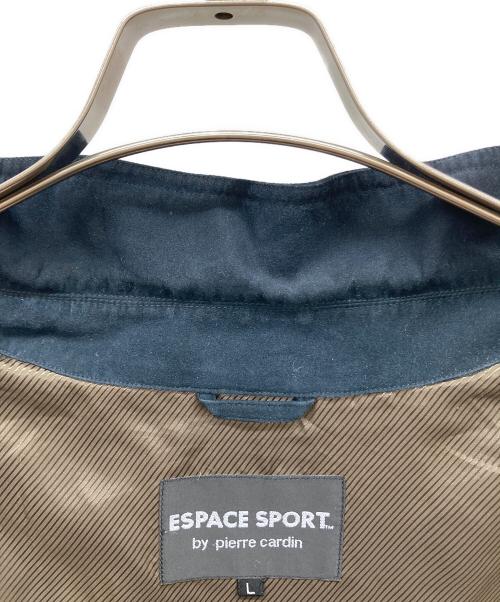 ESPACE SPORT（エスケープスポーツ）ESPACE SPORT (エスケープスポーツ) スウェード調ジップアップジャケット ネイビー サイズ:Lの古着・服飾アイテム