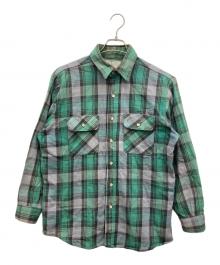 LEVI'S（リーバイス）の古着「ヘビーネルシャツ ALASKA 90s」｜グリーン