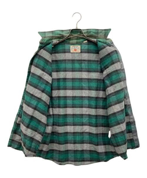 LEVI'S（リーバイス）LEVI'S (リーバイス) ヘビーネルシャツ ALASKA 90s グリーン サイズ:Lの古着・服飾アイテム