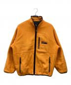 FIRST DOWNファーストダウン）の古着「90s フリースジャケット」｜オレンジ